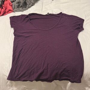 James Perse Deep Purple Short Sleeve Tee